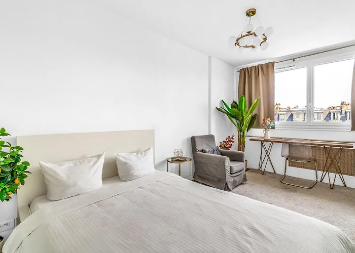 Vue Tour Eiffel 아파트 파리